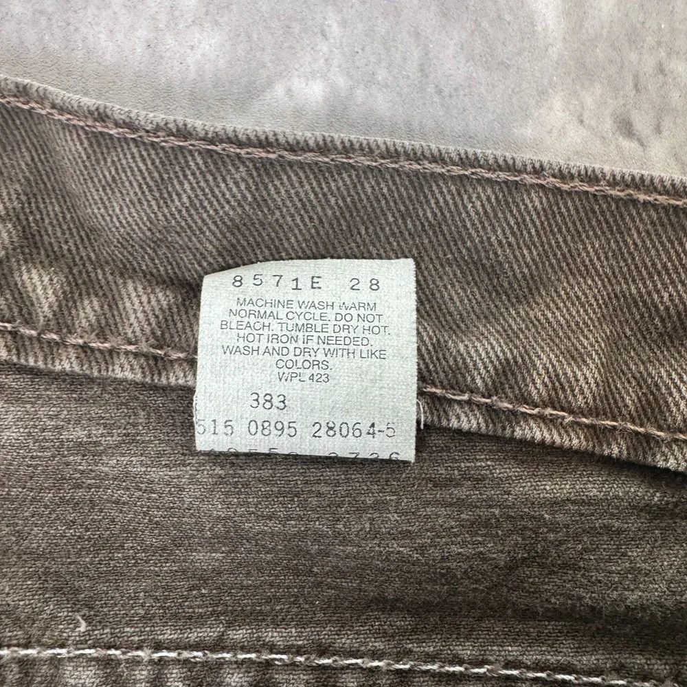 Vintage Levis 550 Jeans Mens 34x34 Green Relaxed‎ Fit Denim Fade USA Baggy 90s